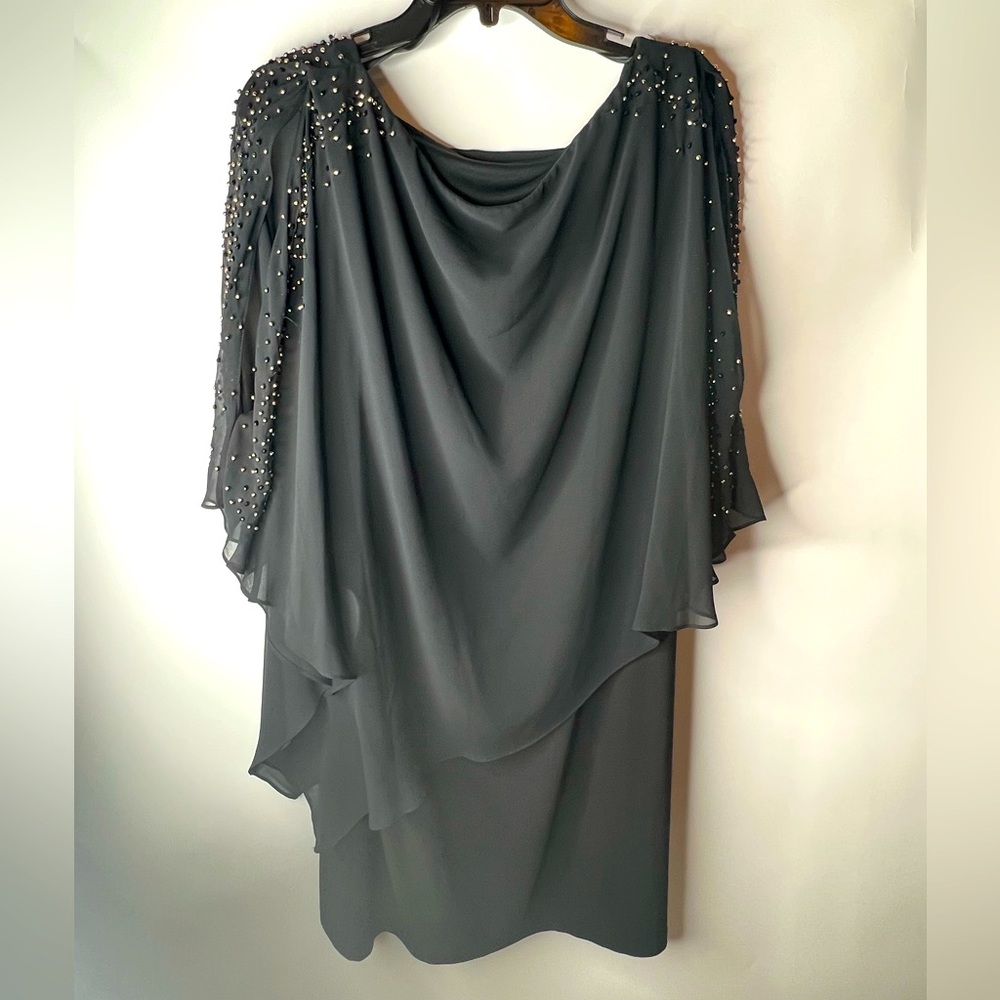 X By Escape Plus Size 22W Sheer Over Lay Black. New With Tags.